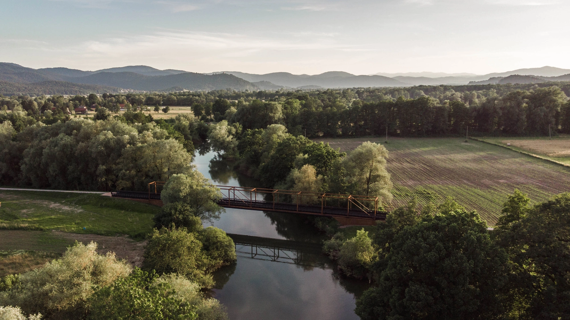 Waterworks Bridge over the Ljubljanica River