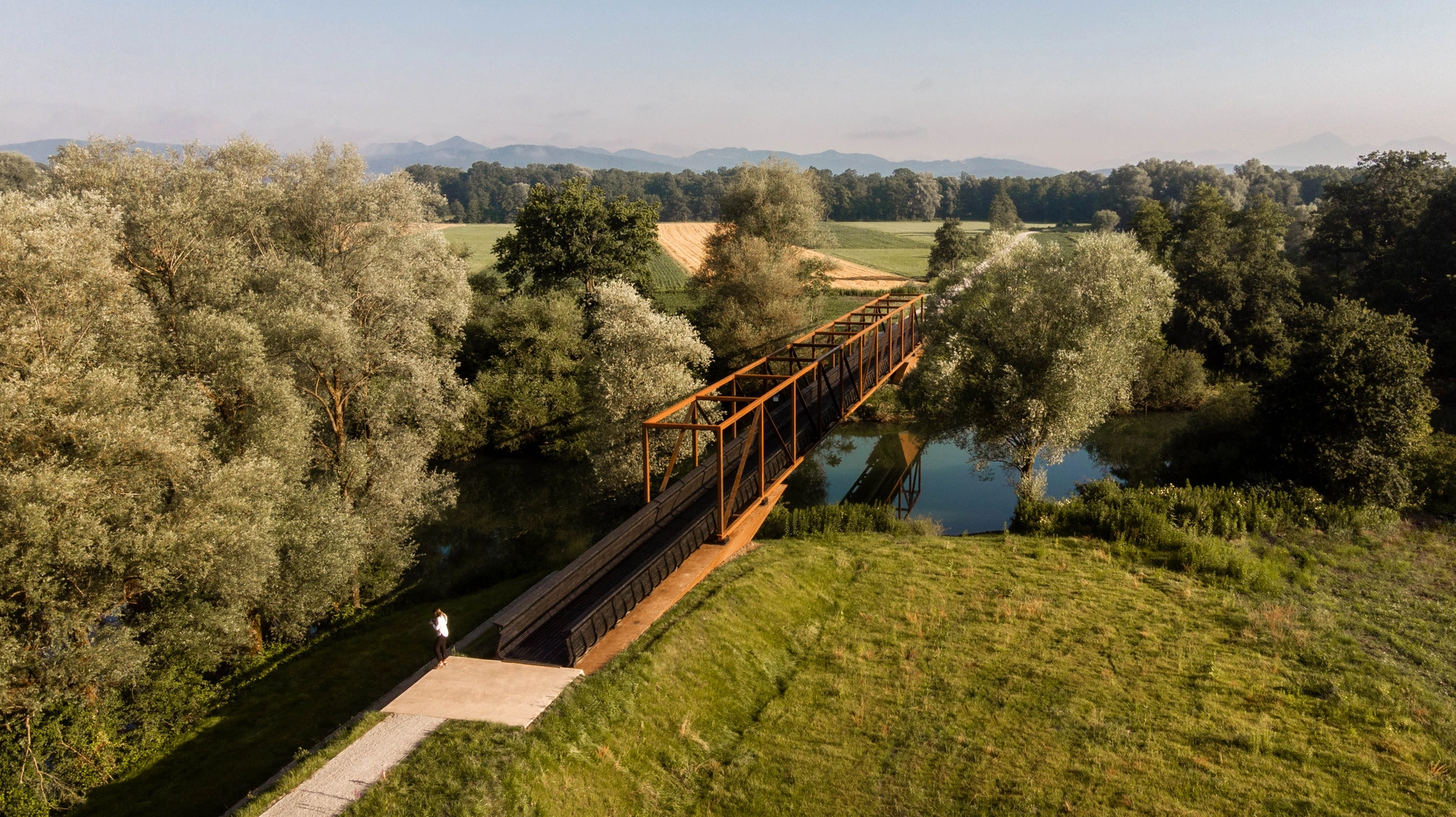 Waterworks Bridge over the Ljubljanica River