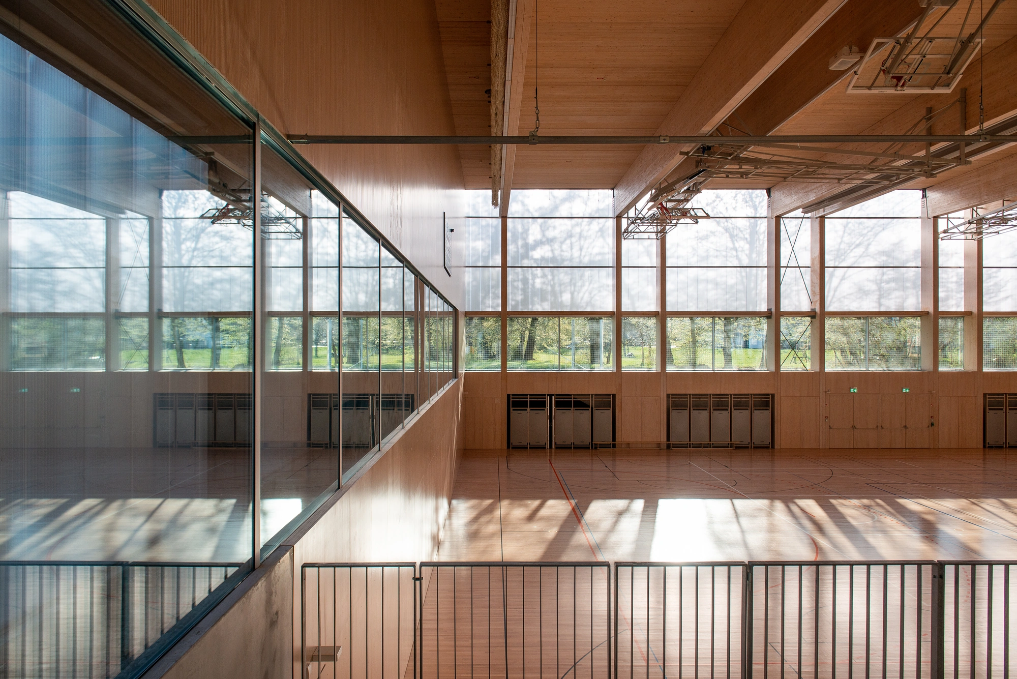 New Gym at the Vižmarje Brod Elementary School