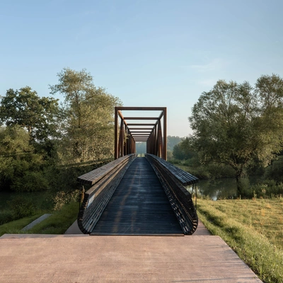 Waterworks Bridge over the Ljubljanica River