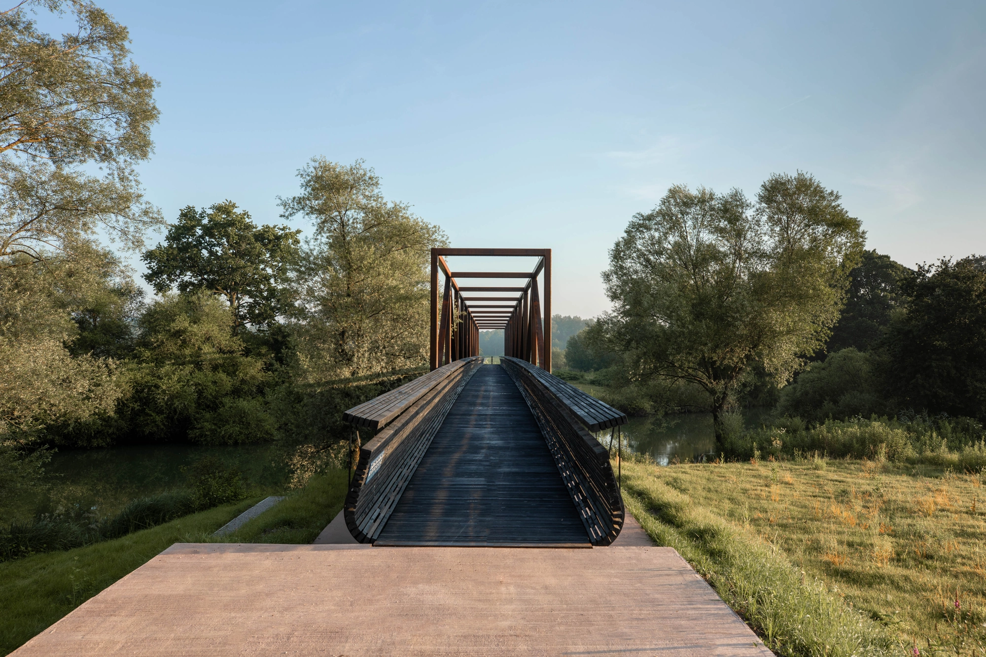 Waterworks Bridge over the Ljubljanica River