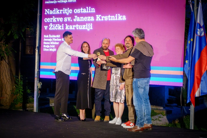 Plečnik's award 2024 for Covering the Remains of Žiče Charterhouse