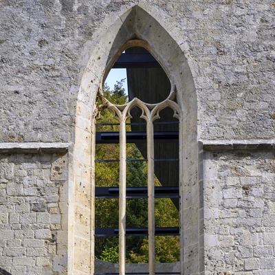 Covering the Remains of the Church of st. John the Baptist in the Žiče Charterhouse